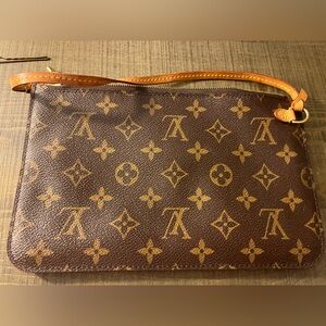 Authentic Louis Vuitton Monogram Wristlet